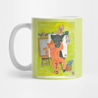 Mean Cat Selfie Mug